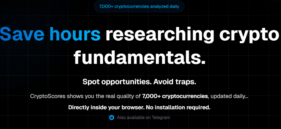 Inside cryptoscores: a data-driven approach to crypto analysis