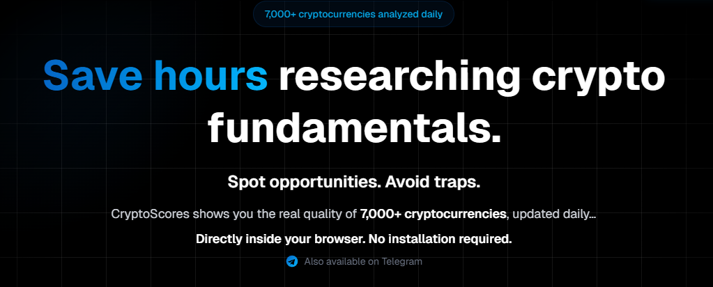 Inside cryptoscores: a data-driven approach to crypto analysis
